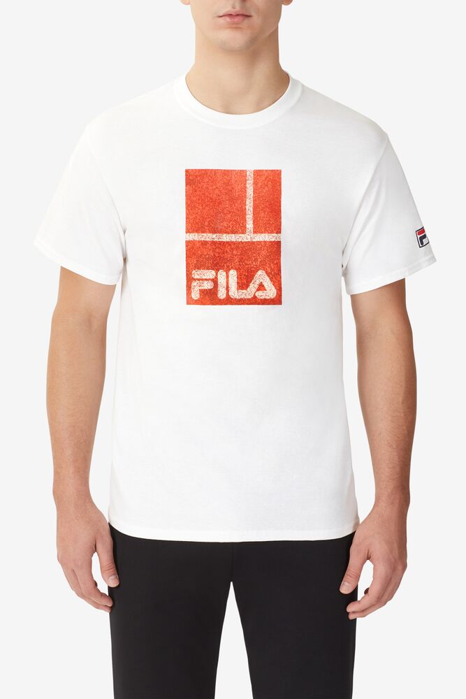 Fila Paris Tee Blancas | JXIR71056