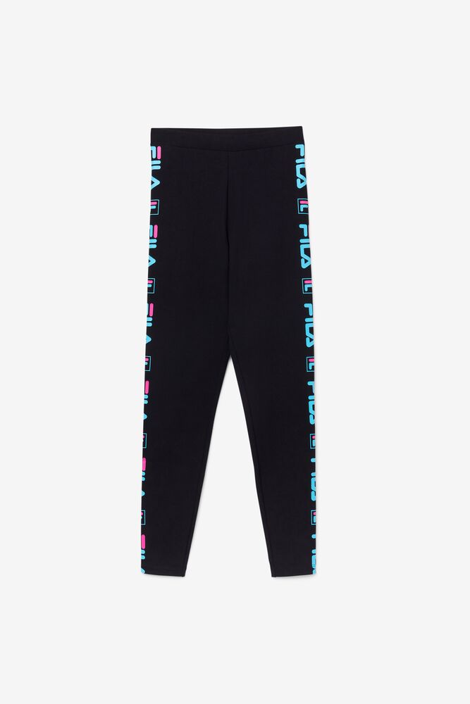 Fila Parma Legging Negras Azules Rosas | QAUR91748