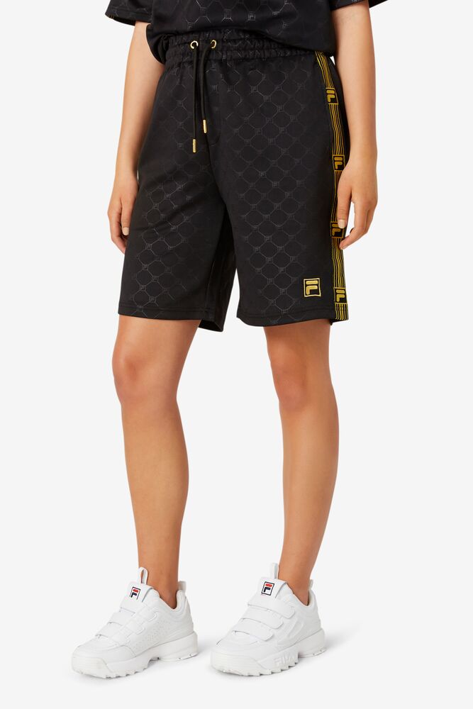 Fila Parth Short Negras | XLDH02784