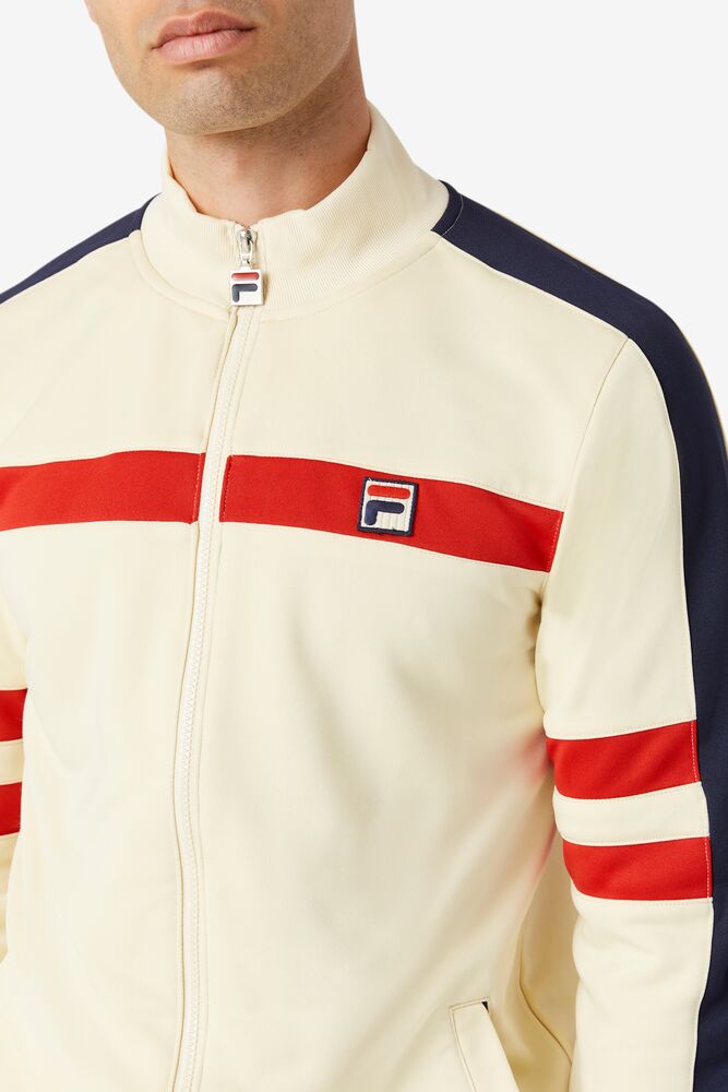 Fila Peridot Track Jacket 272 Seed Pearl | EJQH56901