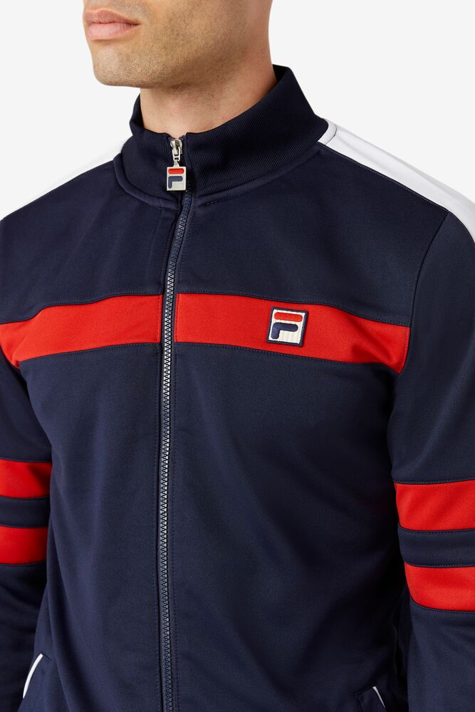 Fila Peridot Track Jacket 410 Peacoat | HDRG23901