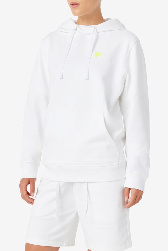 Fila Phoenix Hoodie Blancas Amarillo | ESDU36502