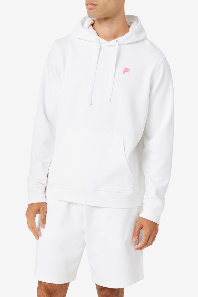 Fila Phoenix Hoodie Blancas Rosas | IODS05748