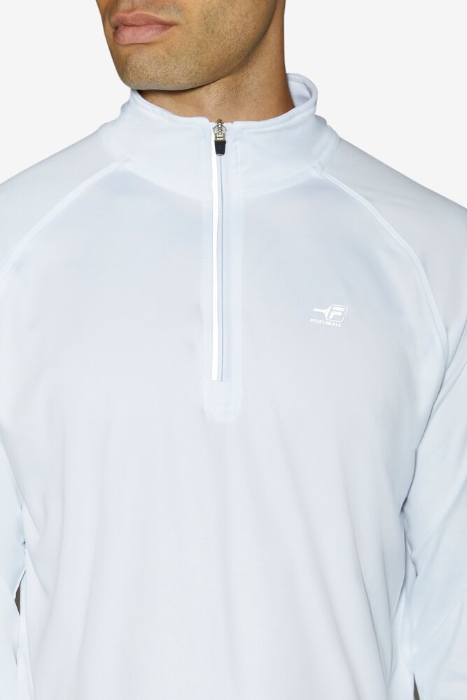 Fila Pickleball 1/4 Zip Blancas | LAXP23648