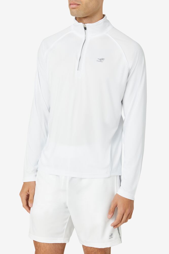 Fila Pickleball 1/4 Zip Blancas | LAXP23648