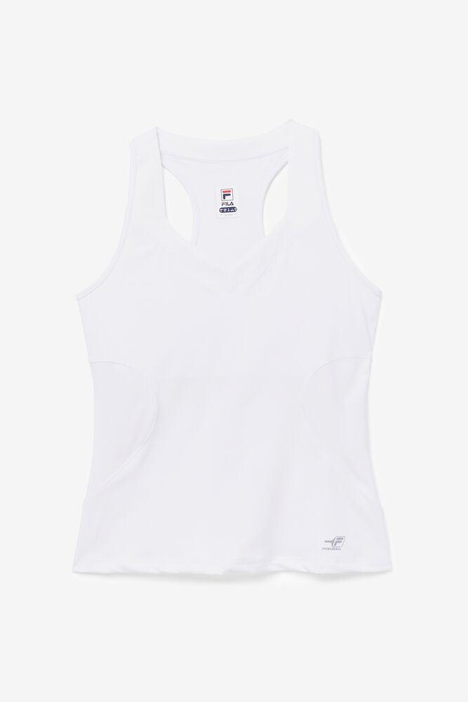 Fila Pickleball Halter Tank Blancas | KAJU16857