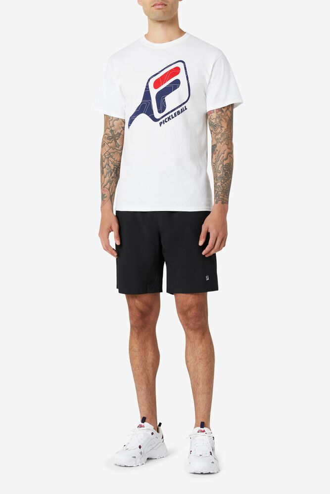 Fila Pickleball Paddle Tee Blancas | WXSV51489