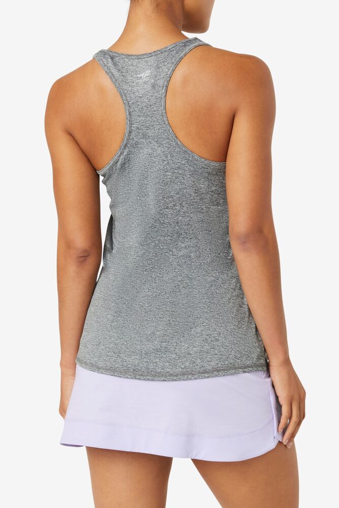 Fila Pickleball Racerback Tank 289 Varsity Heather | XRLT57641