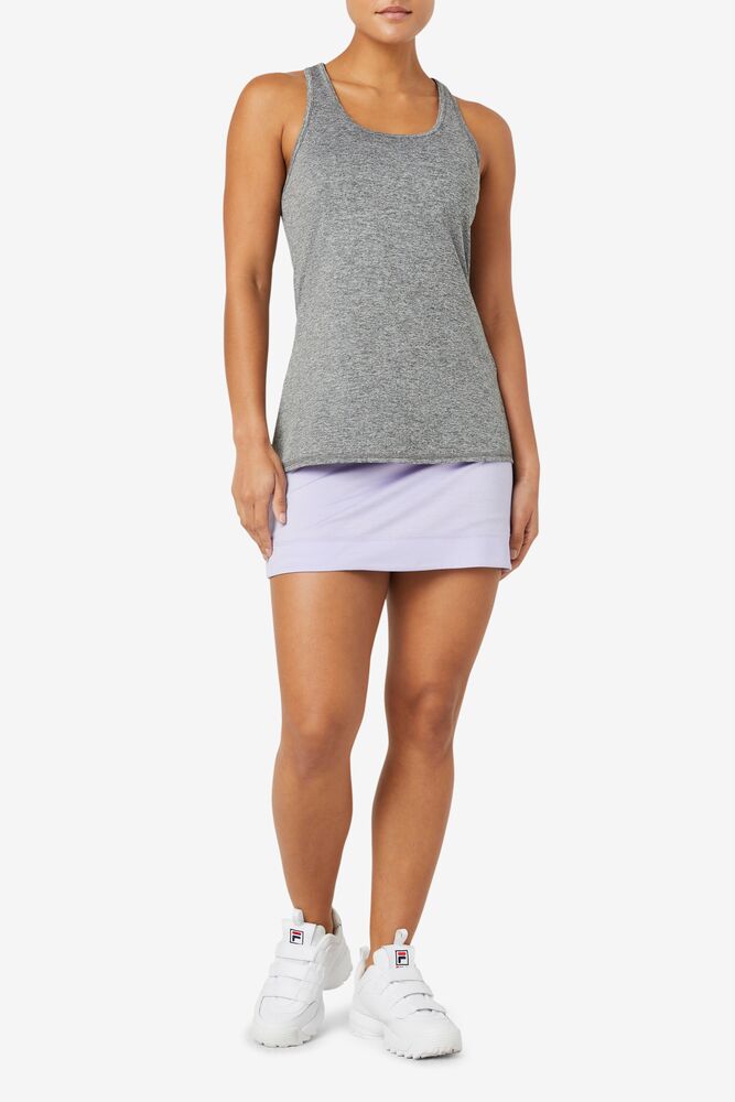 Fila Pickleball Racerback Tank 289 Varsity Heather | XRLT57641