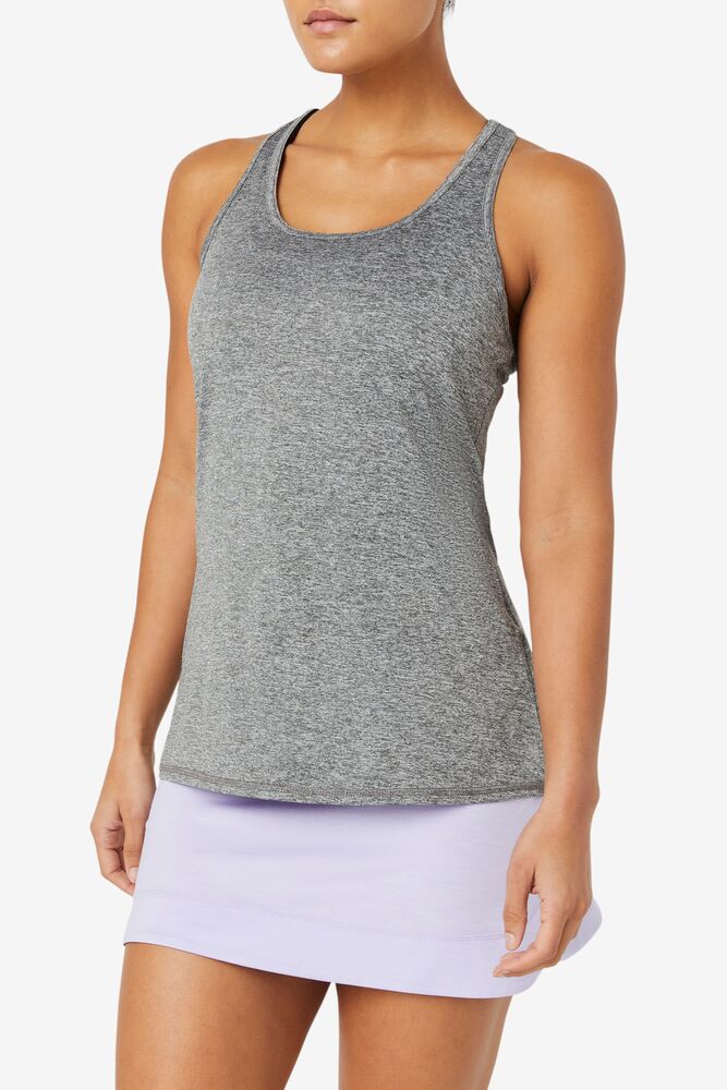 Fila Pickleball Racerback Tank 289 Varsity Heather | XRLT57641