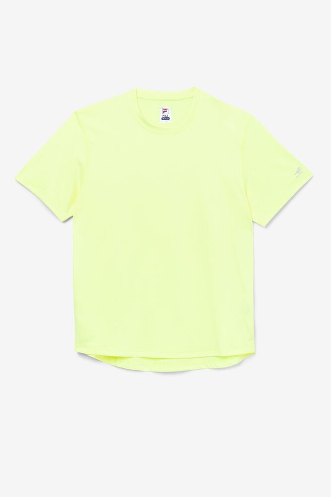 Fila Pickleball Scallop Hem Crew Amarillo | UKOI91286