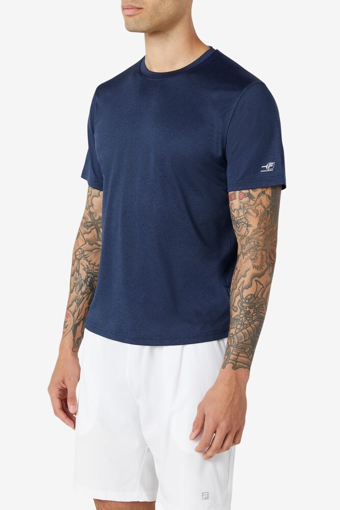 Fila Pickleball Scallop Hem Crew Azul Marino | LXDC82543