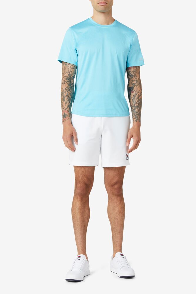 Fila Pickleball Scallop Hem Crew Azules | BTXN07245