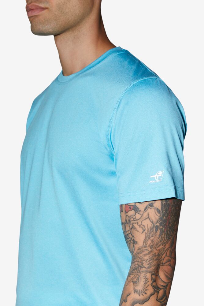 Fila Pickleball Scallop Hem Crew Azules | BTXN07245