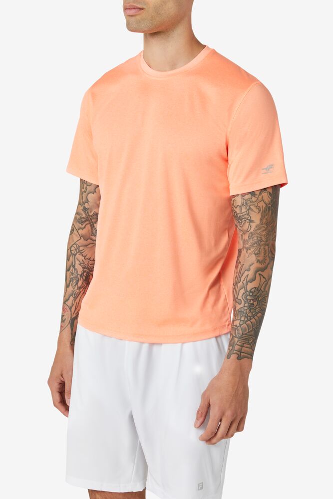 Fila Pickleball Scallop Hem Crew Naranjas | EBXM06974