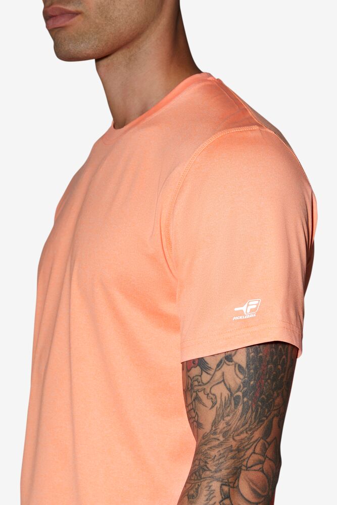 Fila Pickleball Scallop Hem Crew Naranjas | EBXM06974