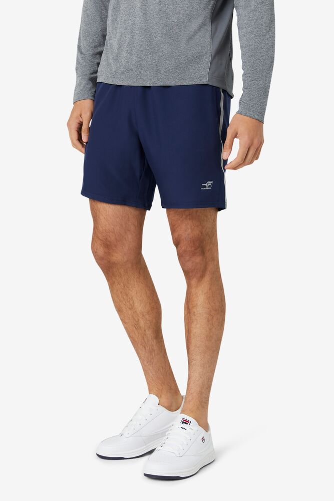 Fila Pickleball Short Azul Marino | DKLF03176