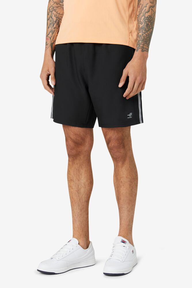 Fila Pickleball Short Negras | XQJH39426