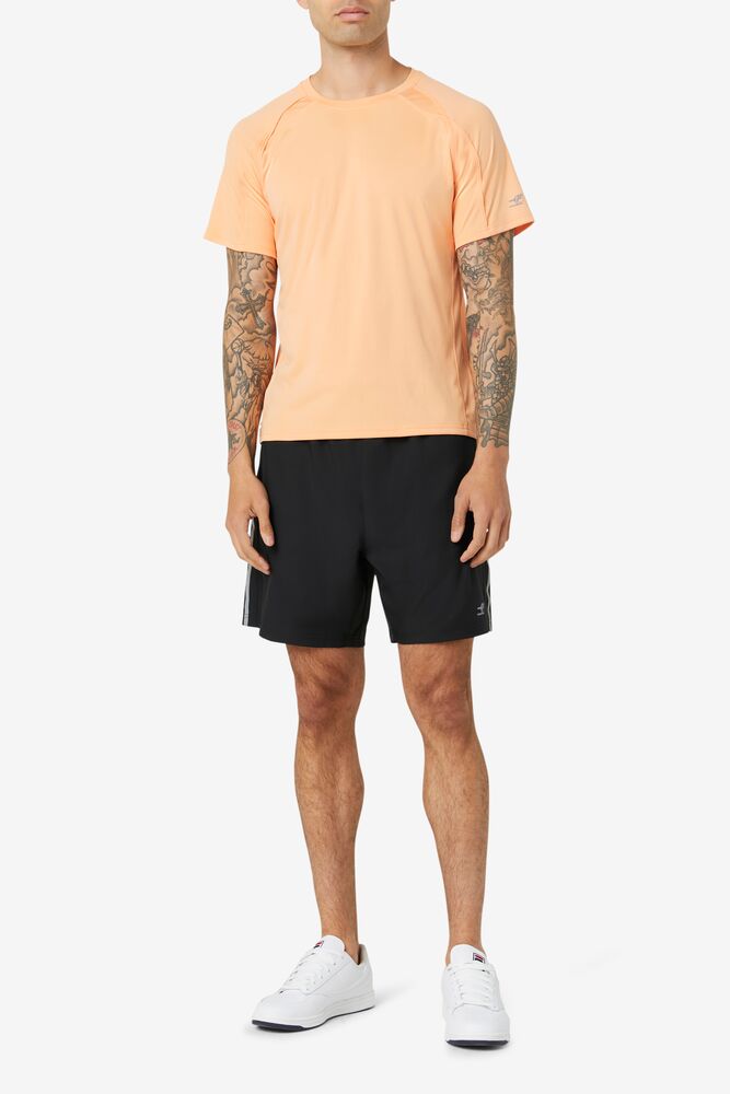 Fila Pickleball Short Sleeve Crew 818 Cantaloupe | EDLJ84605