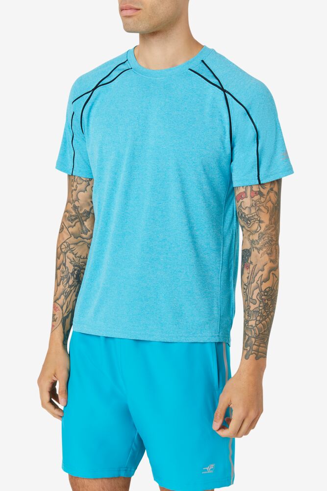 Fila Pickleball Short Sleeve Crew Negras | ORBF72435