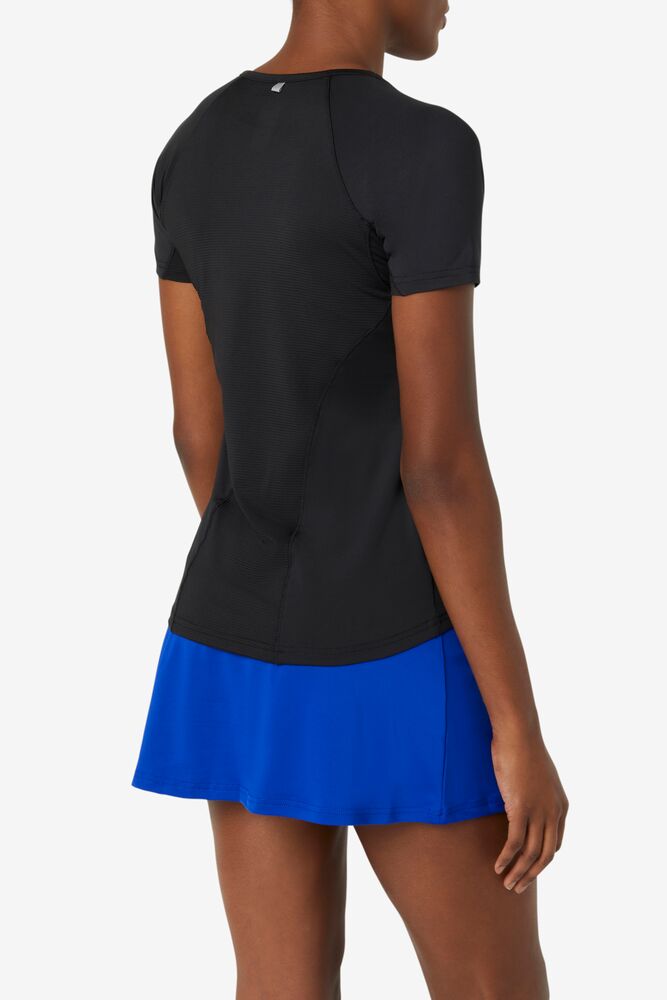 Fila Pickleball Short Sleeve Top Negras | RCYK08325