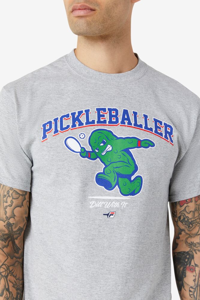 Fila Pickleballer Tee Gris | TIVM20487