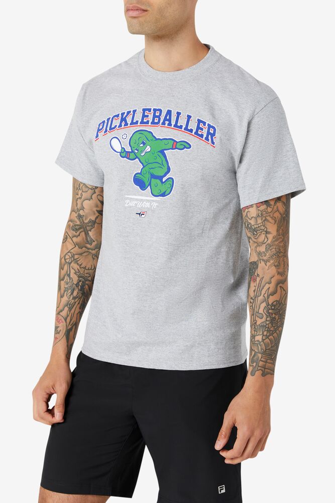 Fila Pickleballer Tee Gris | TIVM20487