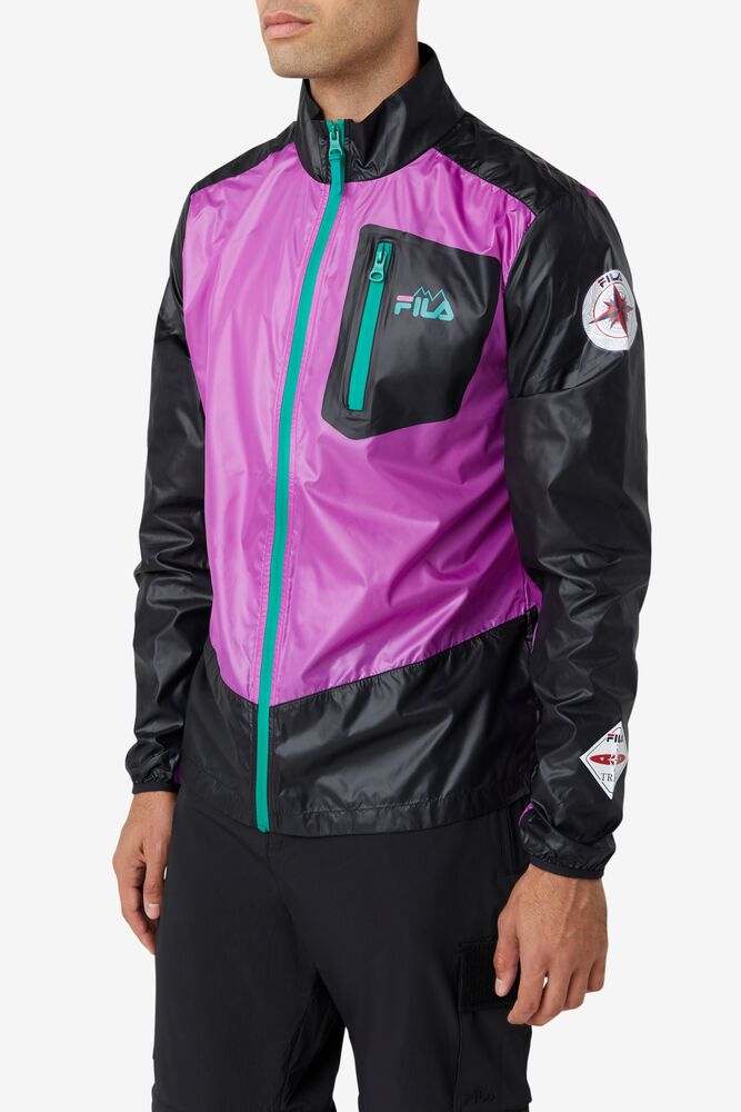 Fila Pinnacle Jacket Moradas Negras Verde | CIBY41390