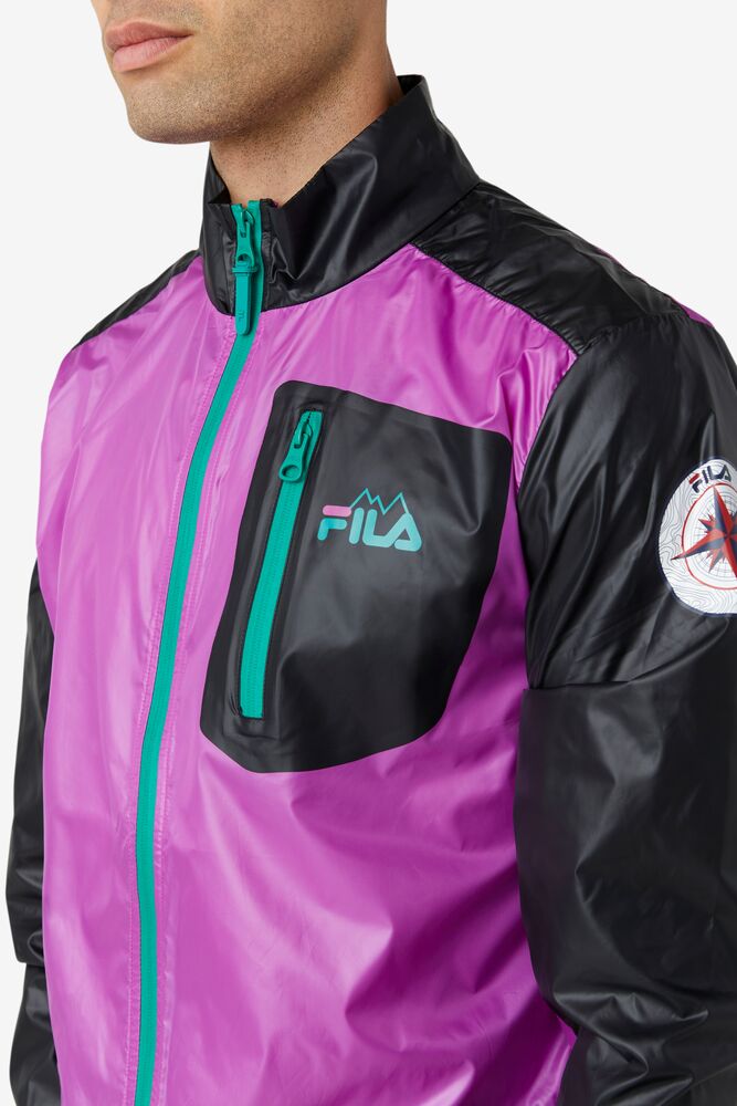 Fila Pinnacle Jacket Moradas Negras Verde | CIBY41390