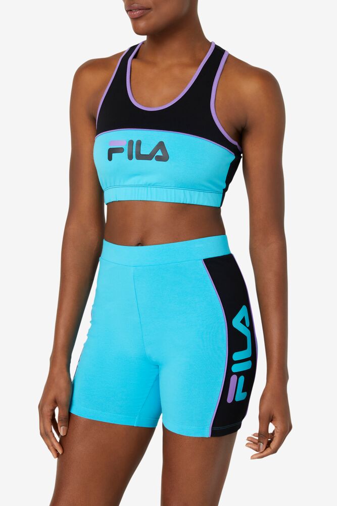 Fila Poesia Bra Top Negras Azules Moradas | LCBX94752