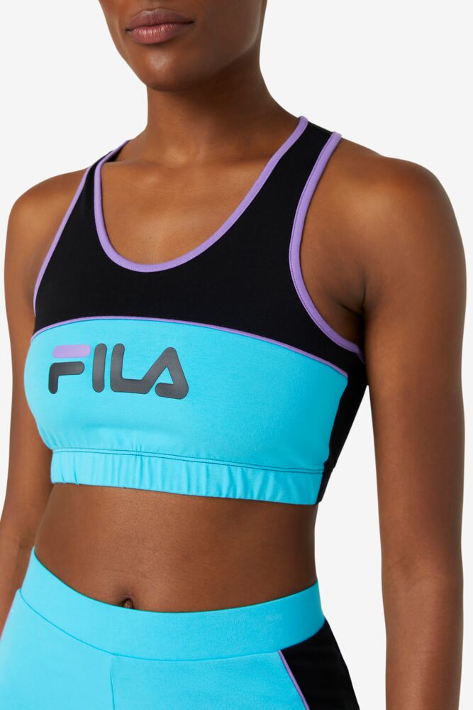 Fila Poesia Bra Top Negras Azules Moradas | LCBX94752