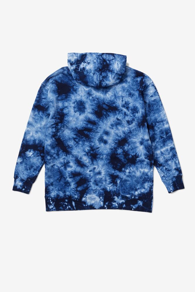 Fila Presley Tie Dye Hoodie Peacoattiedye | SQTW58372