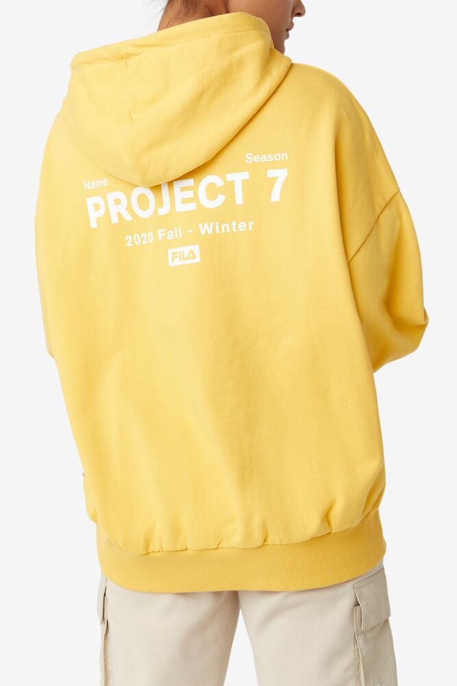 Fila Project 7 Hoodie Moutarde | JSRY85472