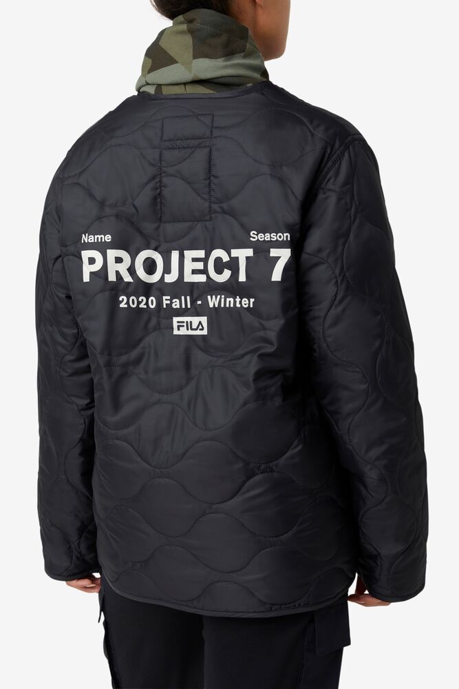 Fila Project 7 Lightweight Quilted Jacket Negras | KJCW63095