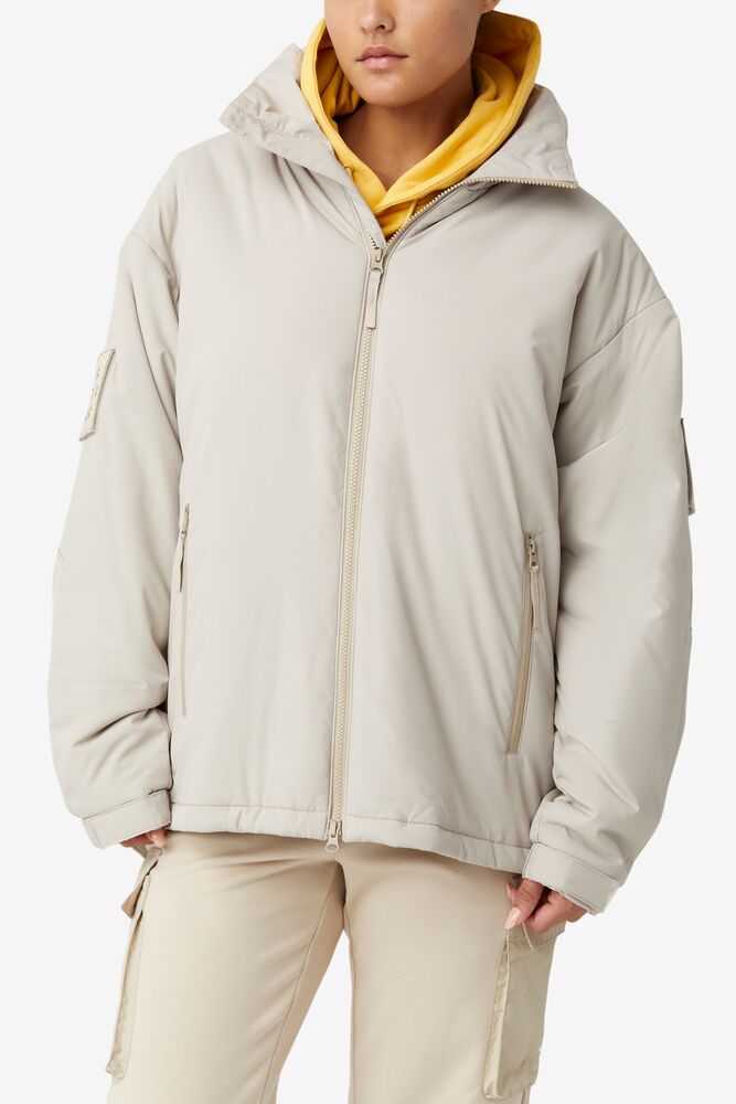 Fila Project 7 Padded Jacket Beige | HZOI38016