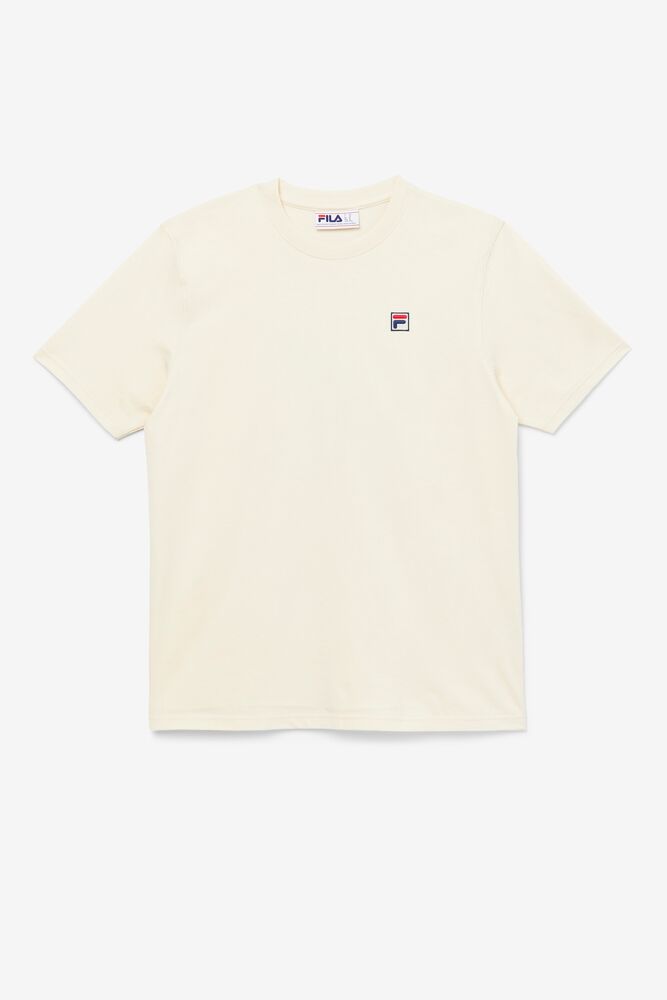 Fila Quartz Tee 272 Seed Pearl | DENJ12407