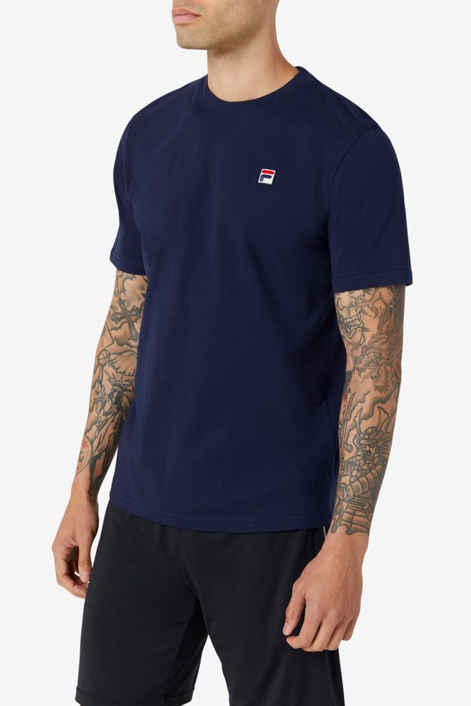 Fila Quartz Tee 410 Peacoat | SPGC57382