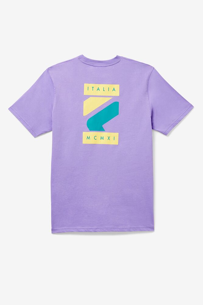 Fila Quartz Tee 597 Violet Tulip | DIHF97103