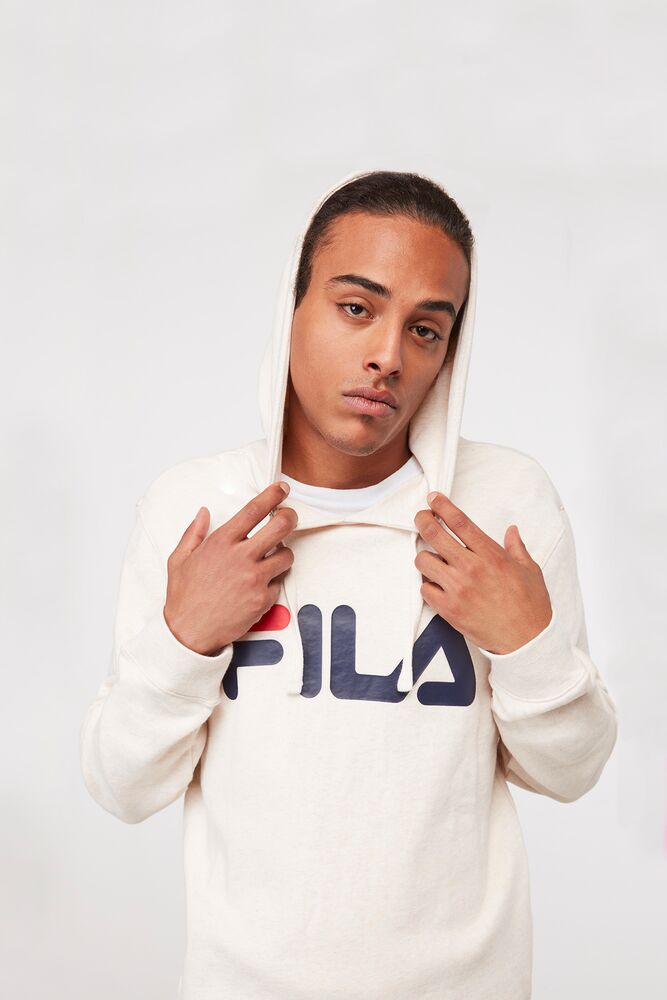 Fila Queens Hoody Oatmh/Navy/Cred | ZVPC01469