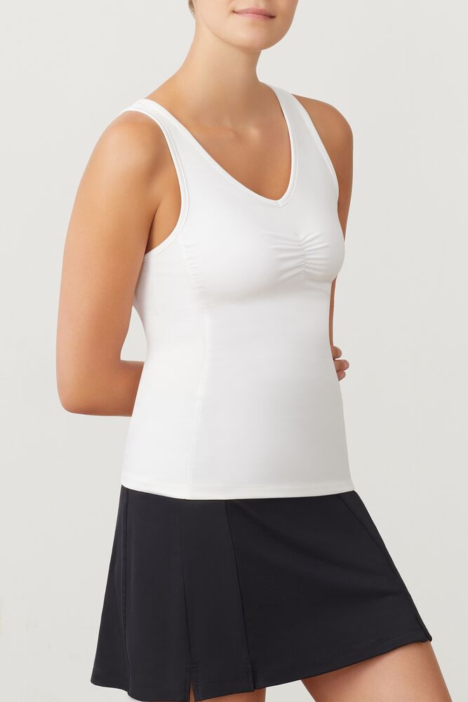 Fila Racerback Tank Blancas | IMBQ45827