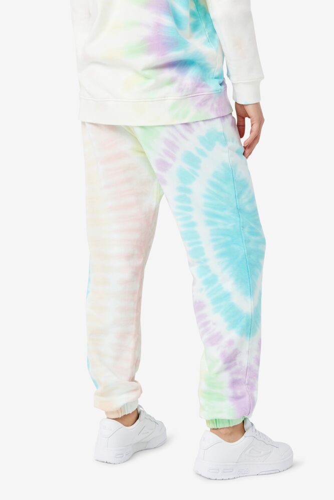 Fila Raleigh Tie Dye Jogger Creme | NGDL18527