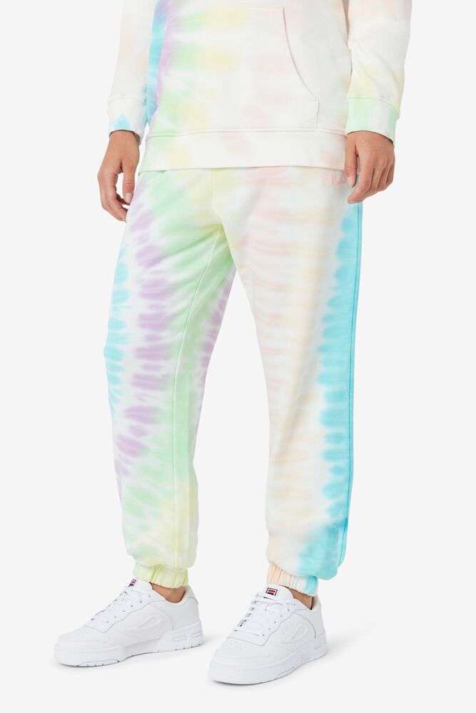 Fila Raleigh Tie Dye Jogger Creme | XWPL57809