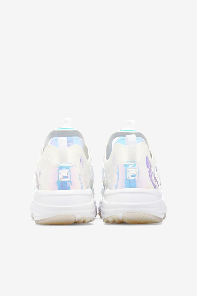 Fila Ray Tracer Iridescent Sneakers Blancas Blancas | JQYV73952