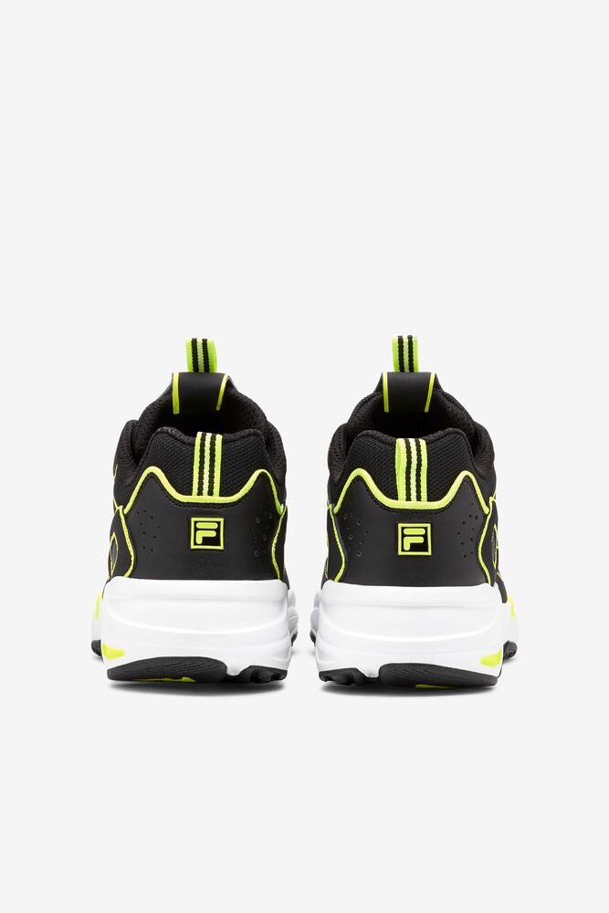 Fila Ray Tracer Neon Sneakers Blk/Sfty/Wht | CNVR84263