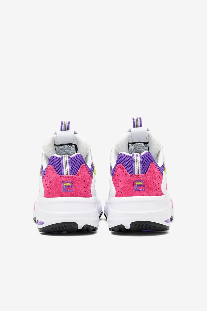 Fila Ray Tracer Sneakers Blancas Moradas | SNOU98172