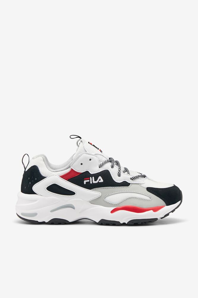 Fila Ray Tracer Sneakers Blancas Negras | UOMN64310