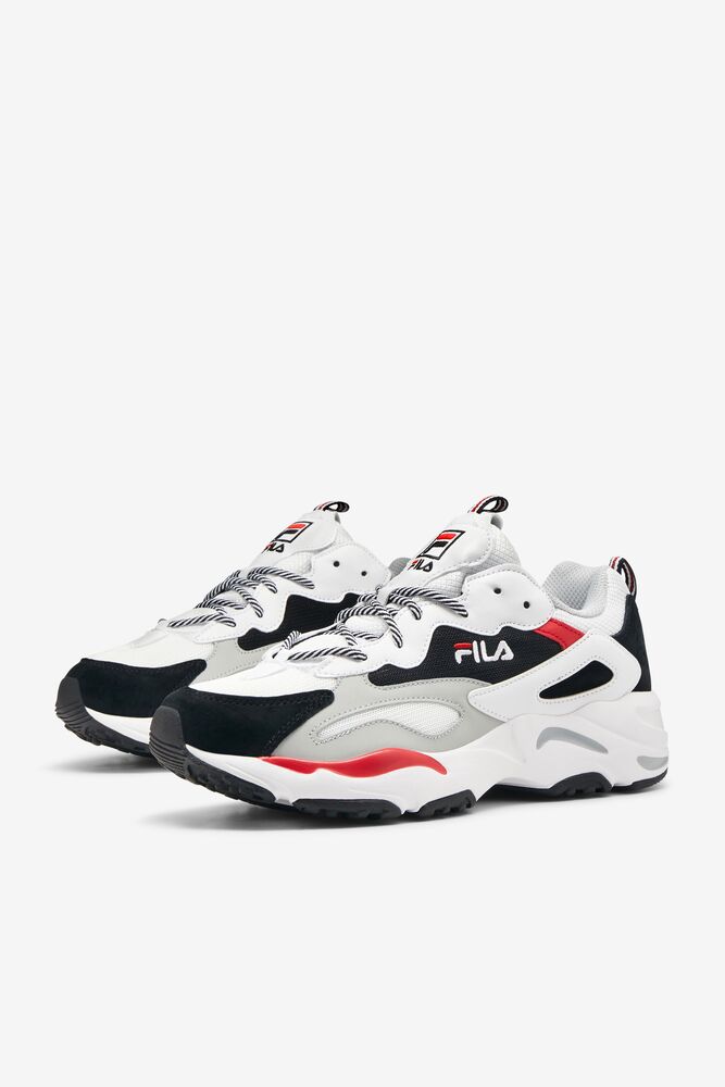 Fila Ray Tracer Sneakers Blancas Negras | EGAV53971