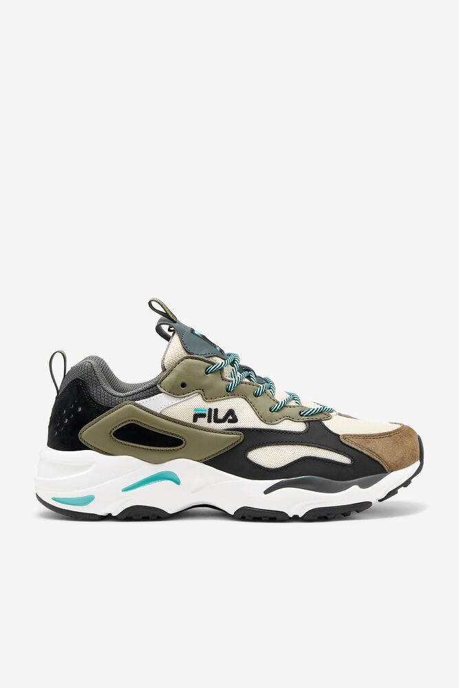 Fila Ray Tracer Sneakers Negras Azules Turquesa | VMIH63190