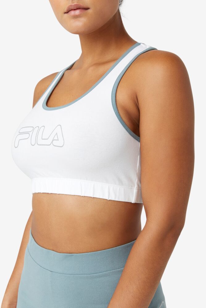 Fila Rebeca Bra Top Blancas | FOLB12394