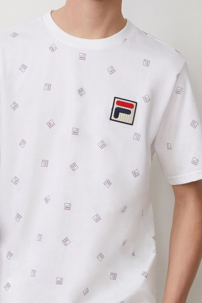 Fila Reign Tee Blancas | UZKO30158